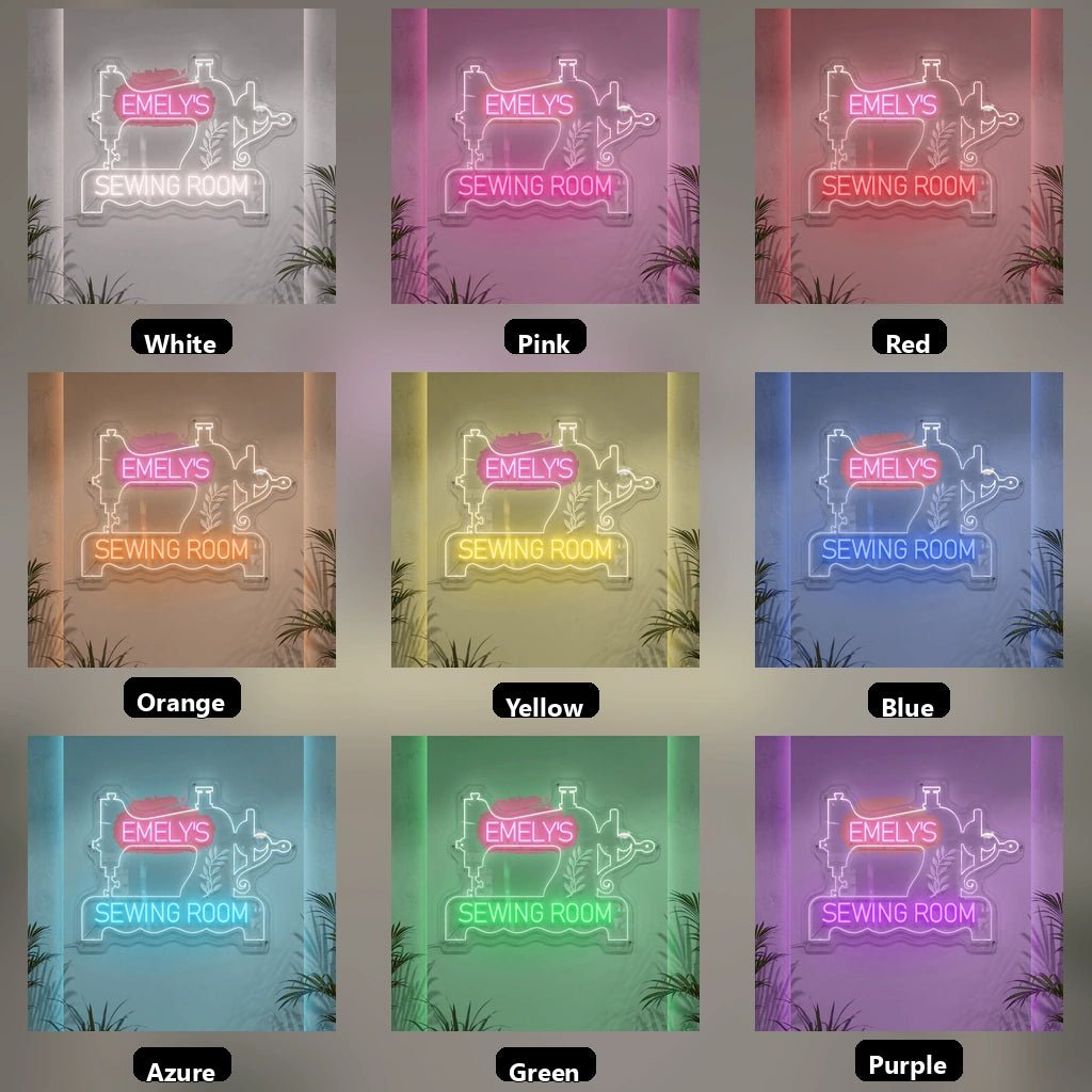 Sewing Room LED Neon Sign - Shineneon
