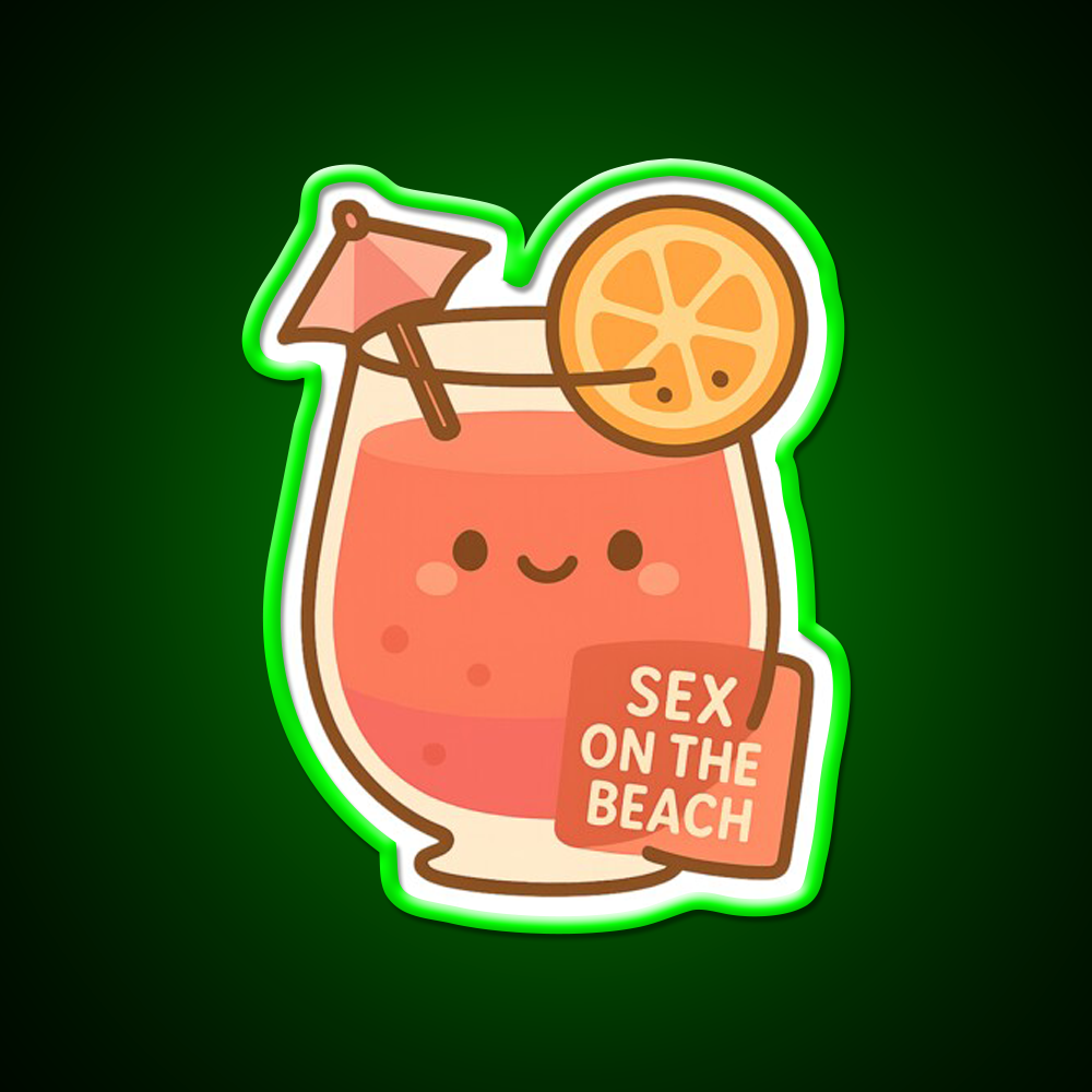 Sex On The Beach Cocktail Bar Decor Led Neon Sign Rgb Color - LED neon sign view 8