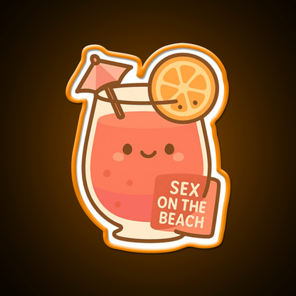 Sex On The Beach Cocktail Bar Decor Led Neon Sign Rgb Color - Shineneon