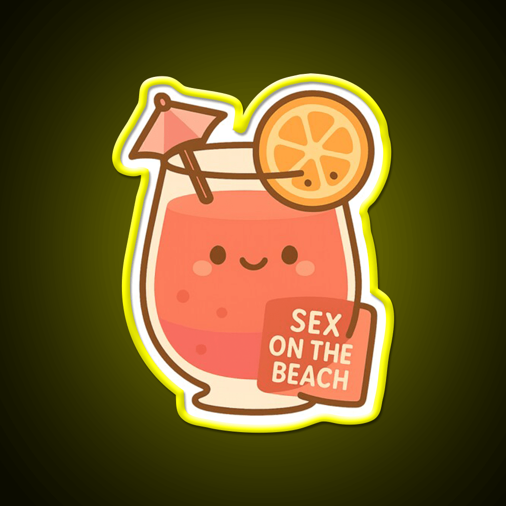 Sex On The Beach Cocktail Bar Decor Led Neon Sign Rgb Color - Shineneon