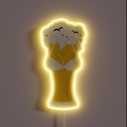 Sexy Beer Rgb Led Neon Sign - Shineneon