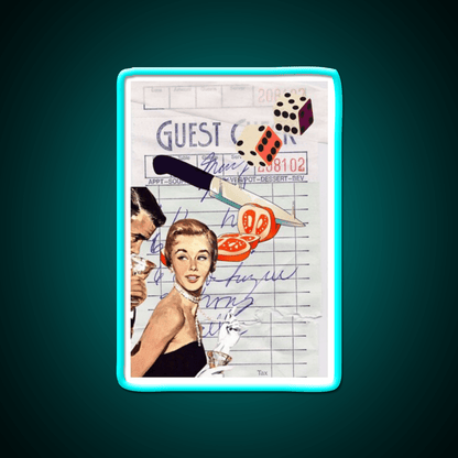 Sexy Guest Check Party Drink Tequila Led Neon Sign Rgb Color - Shineneon