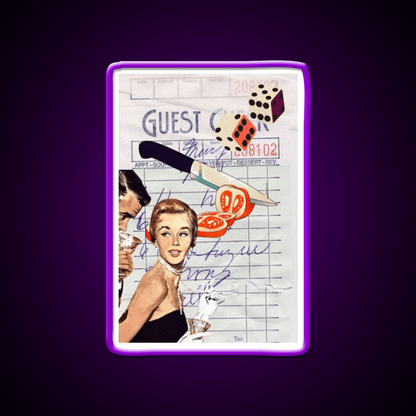 Sexy Guest Check Party Drink Tequila Led Neon Sign Rgb Color - Shineneon