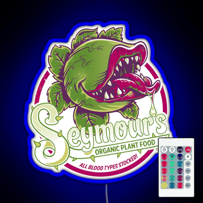 Seymour S Organic Plant Food Musical Theatre Rgb Led Neon Sign Pop Wall Art