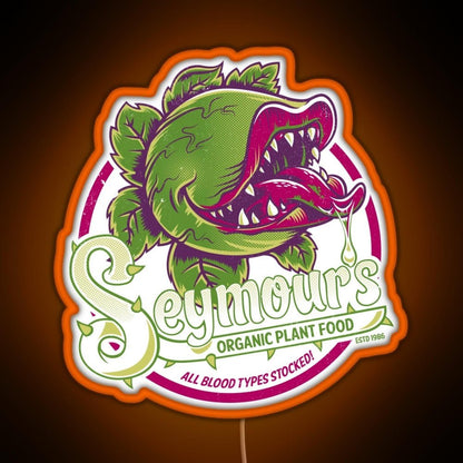 Seymour S Organic Plant Food Musical Theatre Rgb Led Neon Sign Pop Wall Art - Shineneon