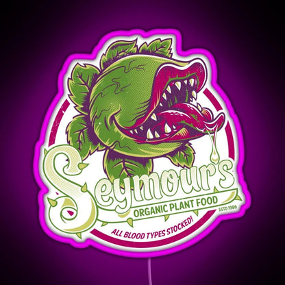 Seymour S Organic Plant Food Musical Theatre Rgb Led Neon Sign Pop Wall Art - Shineneon