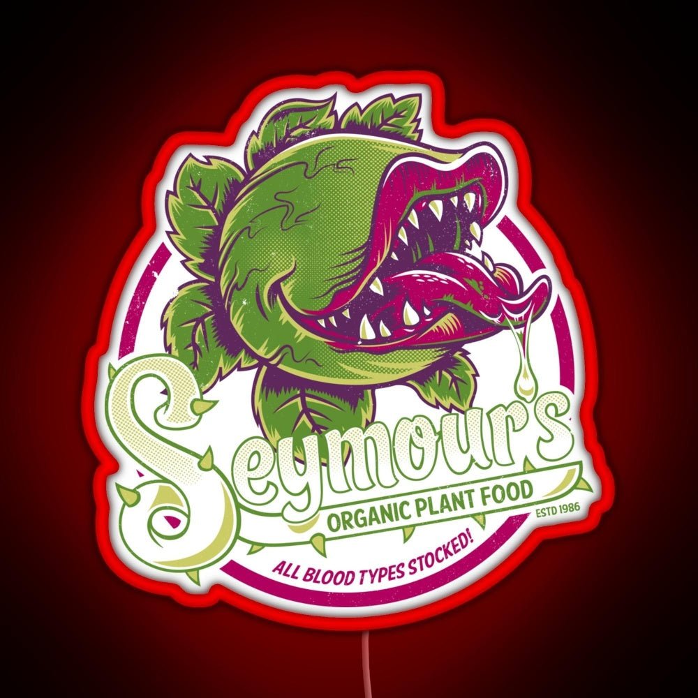 Seymour S Organic Plant Food Musical Theatre Rgb Led Neon Sign Pop Wall Art - Shineneon