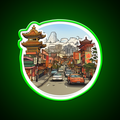 Sf Chinatown Ish Asian Cultural Led Neon Sign Rgb Color - LED neon sign view 8