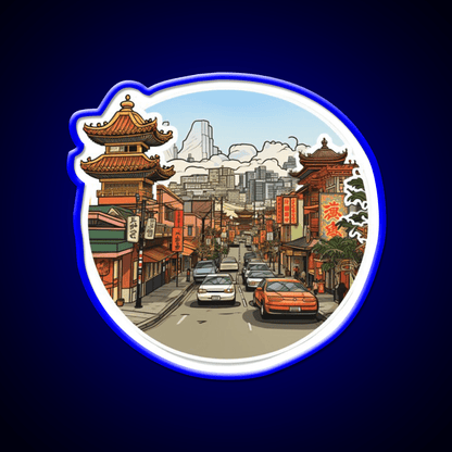 Sf Chinatown Ish Asian Cultural Led Neon Sign Rgb Color - Shineneon