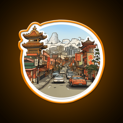 Sf Chinatown Ish Asian Cultural Led Neon Sign Rgb Color - Shineneon