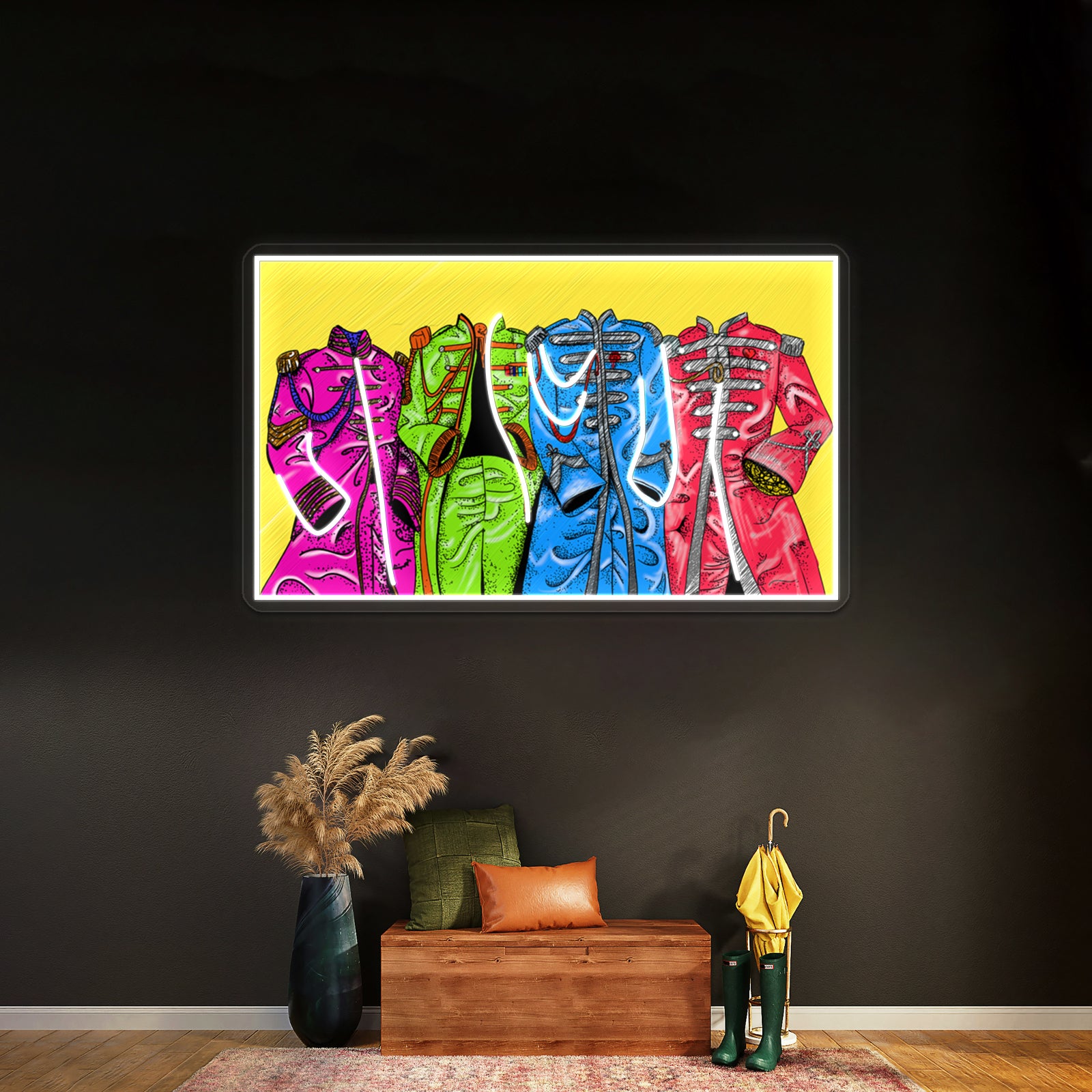 Sgt Pepper Suit Artwork Custom Led Signs | Shineneon