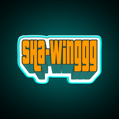 Sha Winggg Beer Bar Decor Led Neon Sign Rgb Color - Size and dimension reference