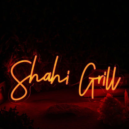 Shahi Grill Orange Led Neon Sign - Shineneon