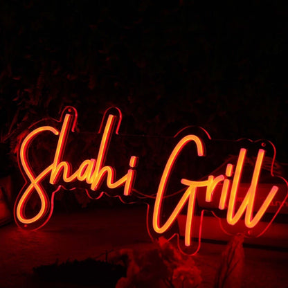 Shahi Grill Orange Led Neon Sign - Shineneon