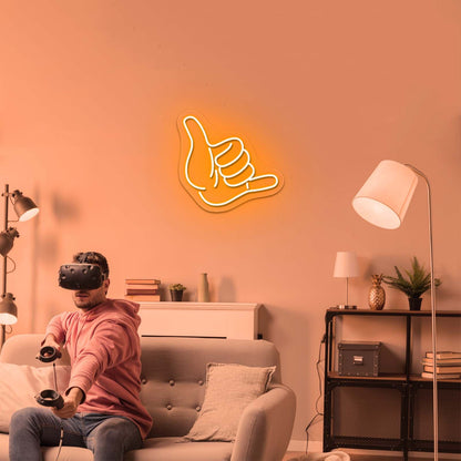 Shaka Hand Neon Sign Neon Wall Light - Shineneon
