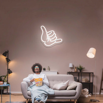 Shaka Hand Neon Sign Neon Wall Light - Shineneon