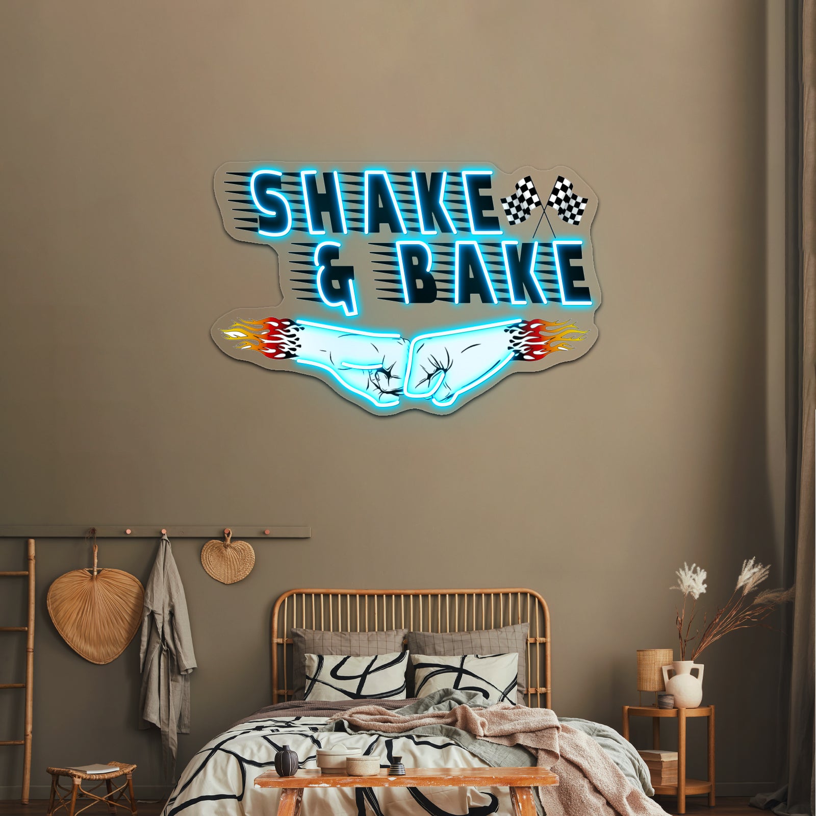 Shake And Bake Artwork Custom Led Signs | Shineneon