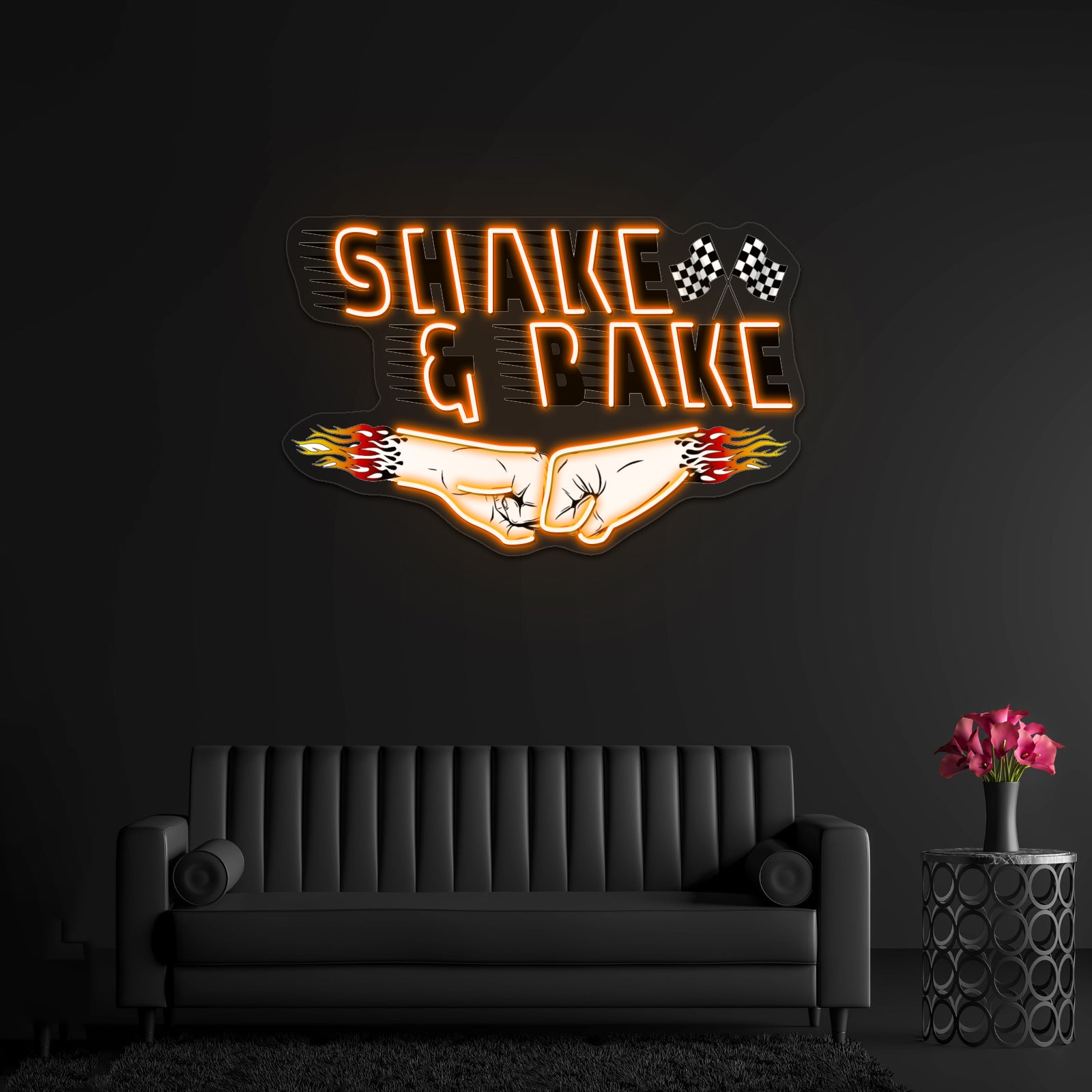 Shake And Bake Artwork Custom Led Signs | Shineneon