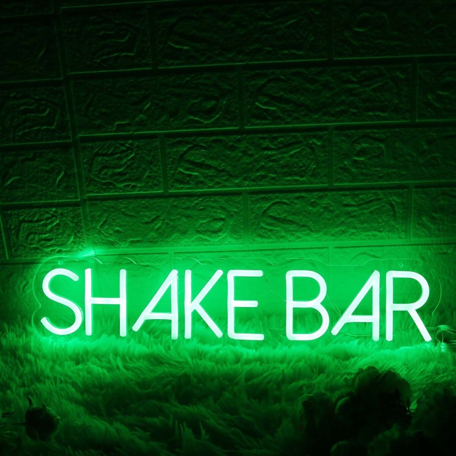 Shake Bar Green Led Neon Sign | Shineneon