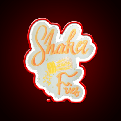 Shaker Fries Fast Food Led Neon Sign For Burger Place Rgb Color - Shineneon