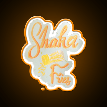 Shaker Fries Fast Food Led Neon Sign For Burger Place Rgb Color - Shineneon