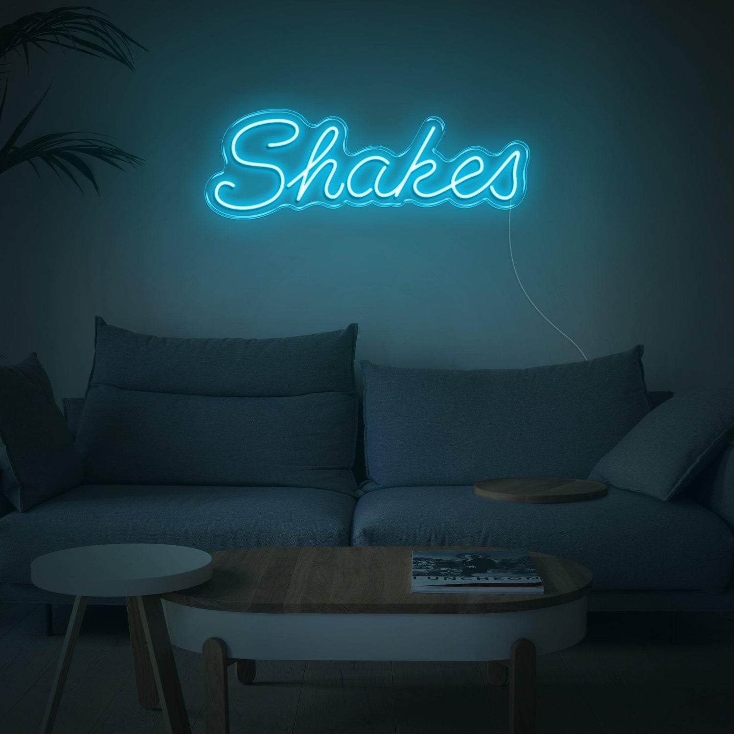 Shakes Bright Green Led Neon Sign Custom Text Design For Home Cafe Decor | Shineneon