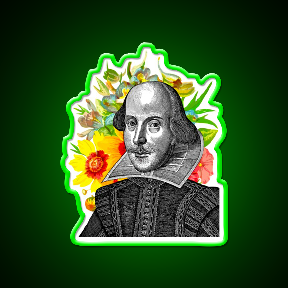 Shakespeare Flowers Renaissance Fair Festival Beer Bar Decor Led Neon Sign Rgb Color - LED neon sign view 8