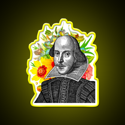 Shakespeare Flowers Renaissance Fair Festival Beer Bar Decor Led Neon Sign Rgb Color - LED neon sign view 7