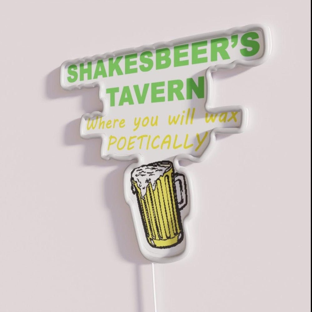 Shakespearesbeer Tavern Rgb Led Neon Sign - Shineneon