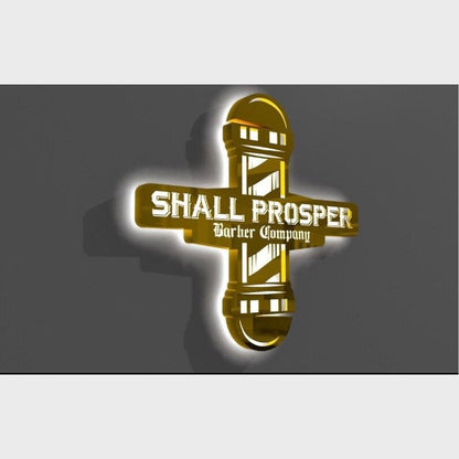Shall Prosper 3D Backlit Channel Letters Led Light Sign - Shineneon