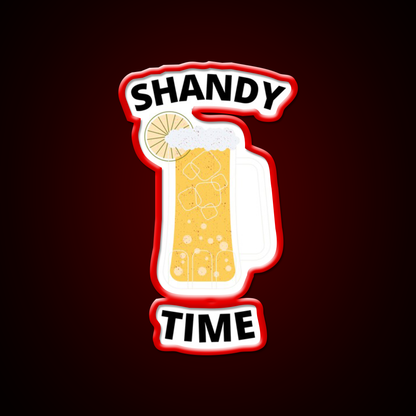 Shandy Summer Time Cocktail Seltzer Cocktail Bar Decor Led Neon Sign Rgb Color - LED neon sign view 10