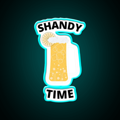 Shandy Summer Time Cocktail Seltzer Cocktail Bar Decor Led Neon Sign Rgb Color - Shineneon