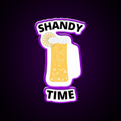 Shandy Summer Time Cocktail Seltzer Cocktail Bar Decor Led Neon Sign Rgb Color - Shineneon