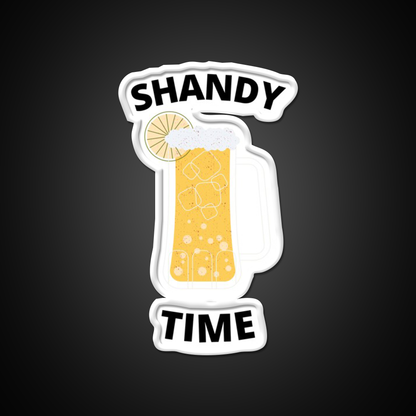 Shandy Summer Time Cocktail Seltzer Cocktail Bar Decor Led Neon Sign Rgb Color - LED neon sign view 11