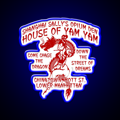 Shanghai Sallys House Of Yam Yam Red Asian Cultural Led Neon Sign Rgb Color - LED neon sign view 5