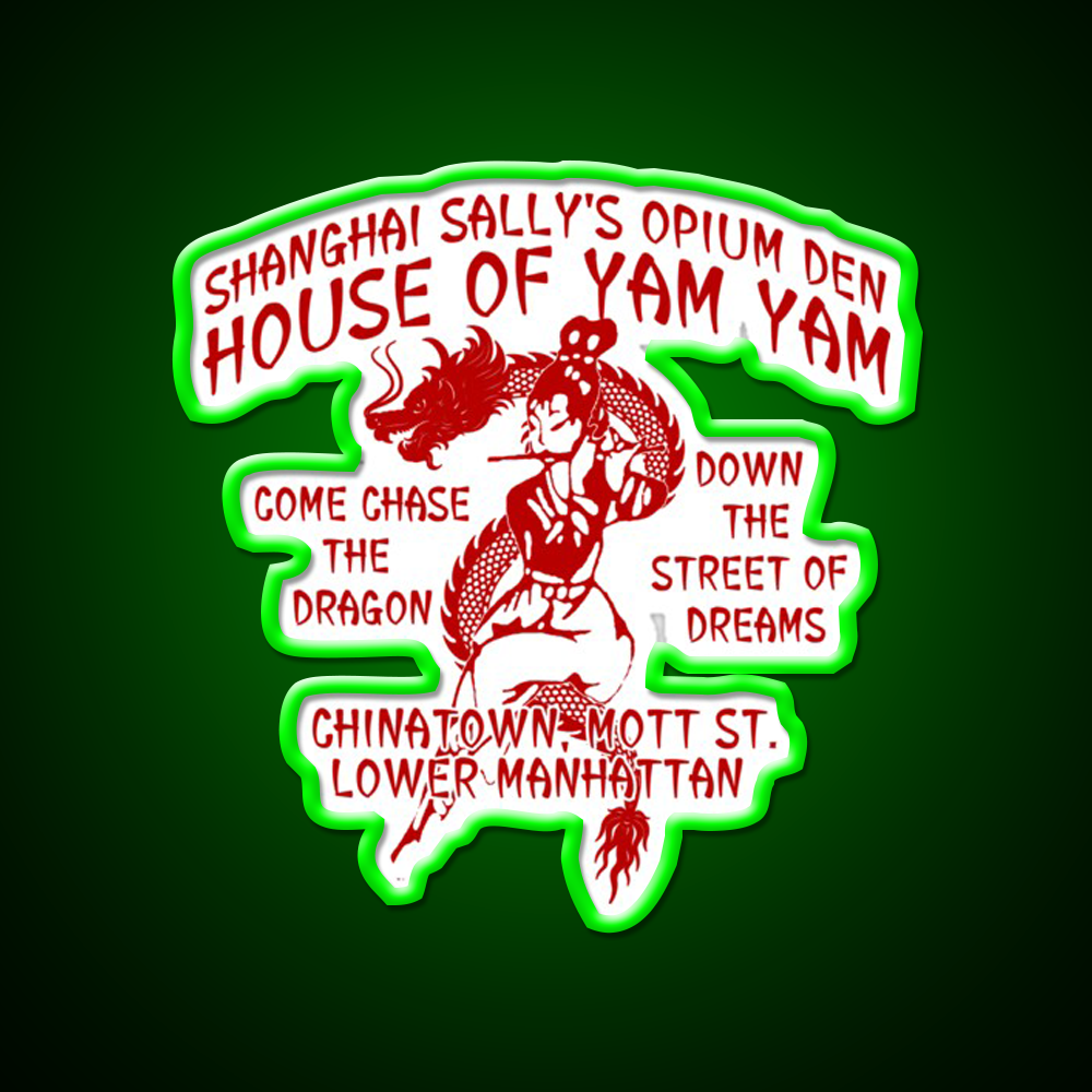 Shanghai Sallys House Of Yam Yam Red Asian Cultural Led Neon Sign Rgb Color - LED neon sign view 8