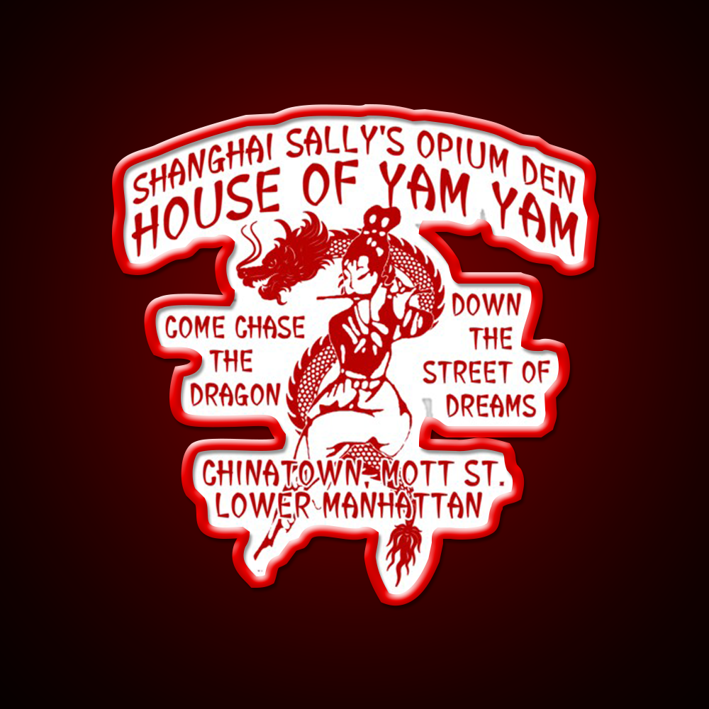 Shanghai Sallys House Of Yam Yam Red Asian Cultural Led Neon Sign Rgb Color - LED neon sign view 10