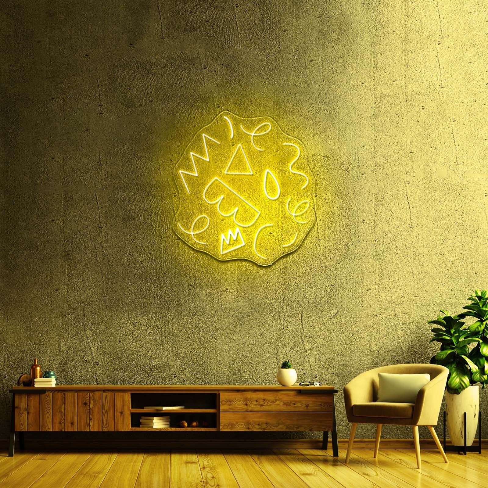 Shape Up Artistic Neon Signs Wall Art Led Signs - Shineneon