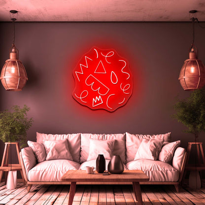 Shape Up Artistic Neon Signs Wall Art Led Signs