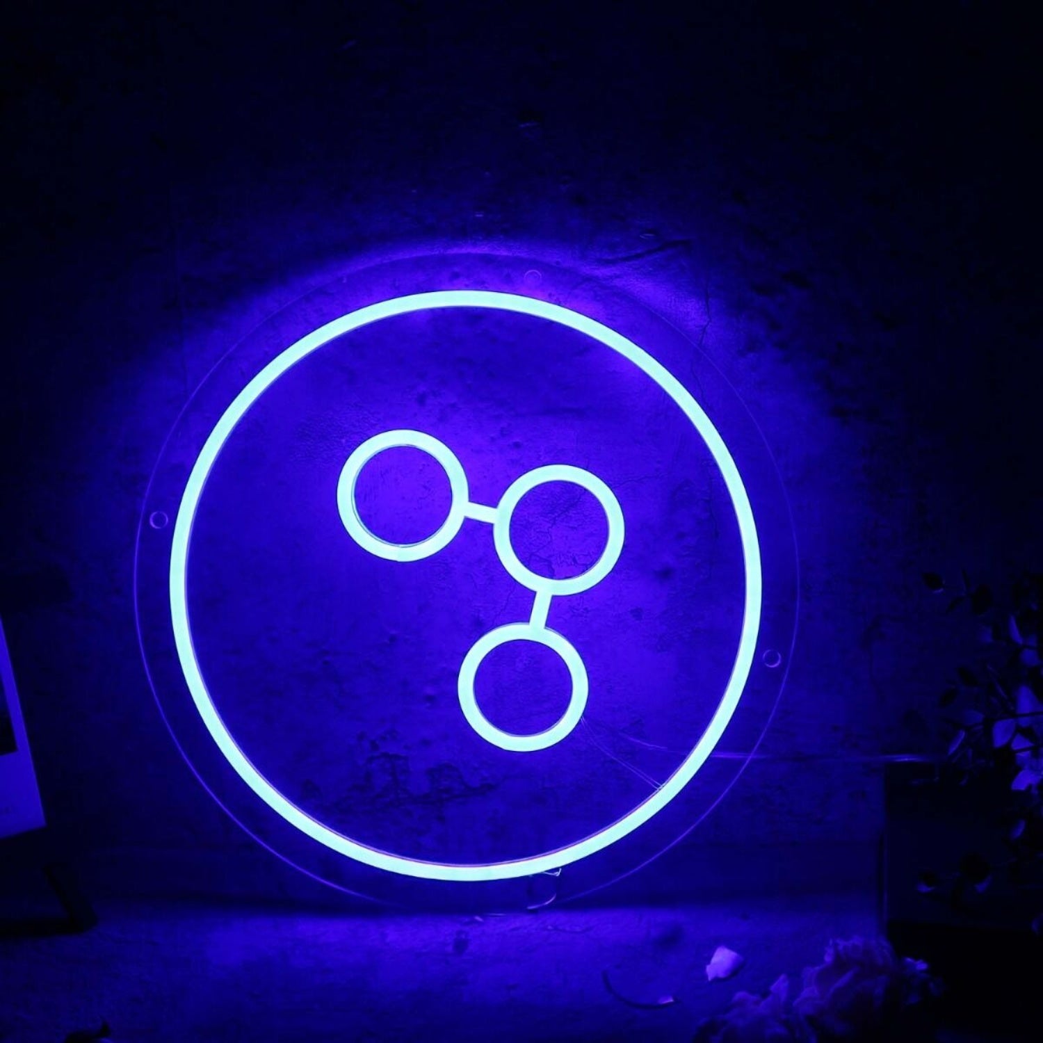 Share Button Blue Led Neon Sign - Shineneon