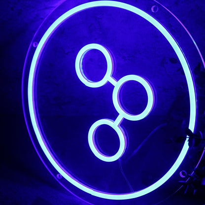 Share Button Blue Led Neon Sign - Shineneon