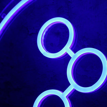 Share Button Blue Led Neon Sign - Shineneon