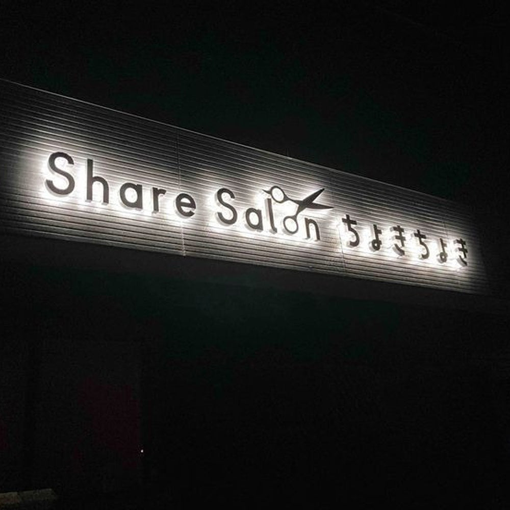 Share Salon 3D Backlit Channel Letters Led Light Sign - Shineneon