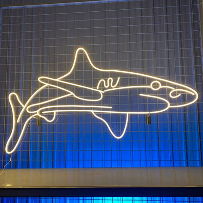 Shark Custom Led Neon Sign Sea Animal Shark Led Sign Kid Decor - Shineneon