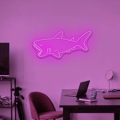 Shark Neon Signs Cute Led Signs - Shineneon