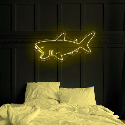 Shark Neon Signs Cute Led Signs - Shineneon