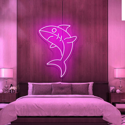 Sharky Lovely Led Neon Signs For Bedroom - Shineneon