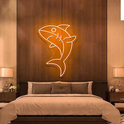 Sharky Lovely Led Neon Signs For Bedroom