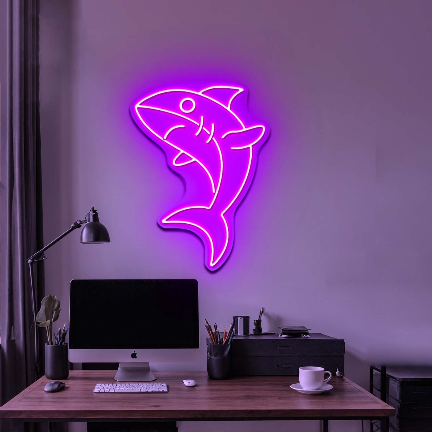 Sharky Lovely Led Neon Signs For Bedroom