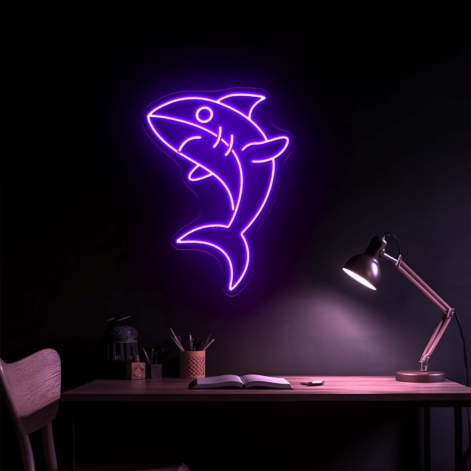Sharky Lovely Led Neon Signs For Bedroom
